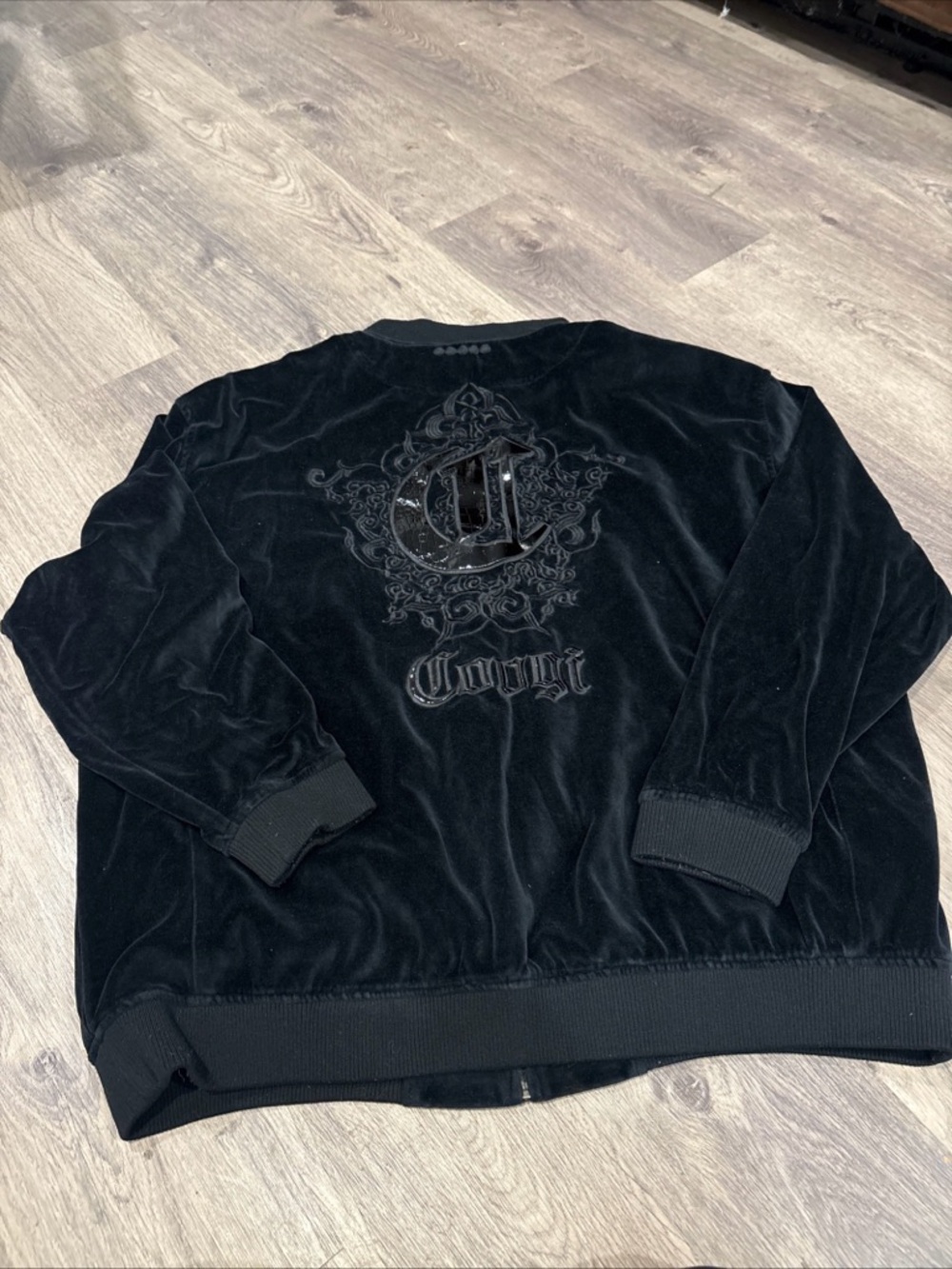 Vintage Coogi Velour Track Jacket - Mens Size 5XL